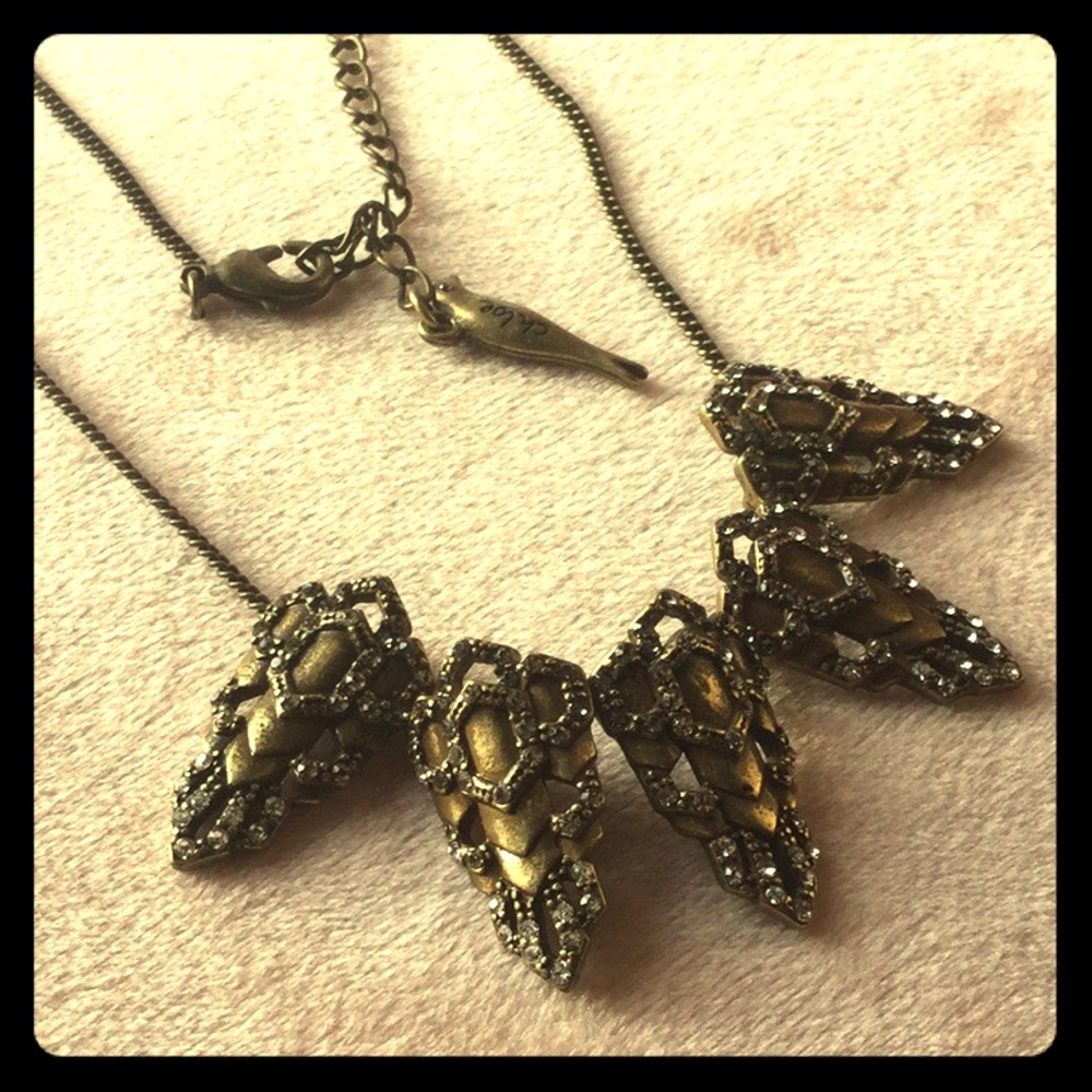 C+I Deco Cascade Petite Collar Necklace